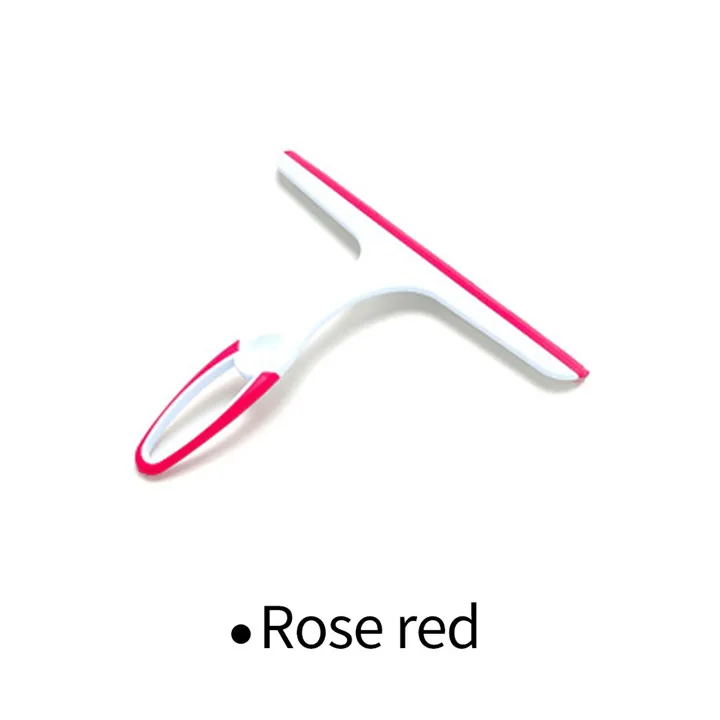 Очиститель для стекла, инструмент для очистки окон дома, артефакт, скребок для чистки, резиновый, односторонний, для протирания, для ванной комнаты, зеркало для душа - Тип аромата: Rose Red