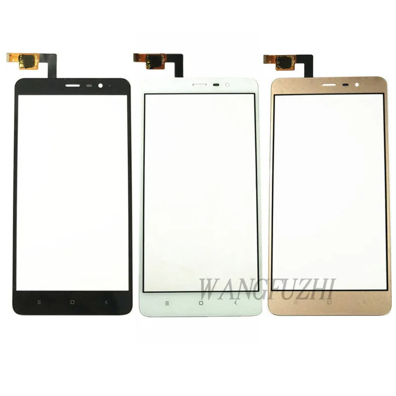 WANGFUZHI для Xiaomi Redmi Note 3/Note 3 Pro сенсорный экран стеклянная панель дигитайзер Разъем