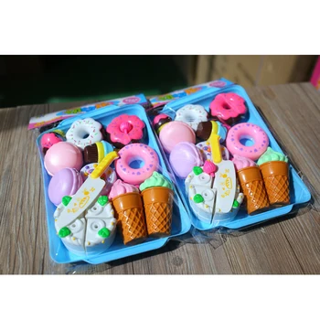 

Children's Kitchenware Toy Set Play House Toy Cut Cake Donut House Cut Fruit Set Early Education Toy Kids Gift