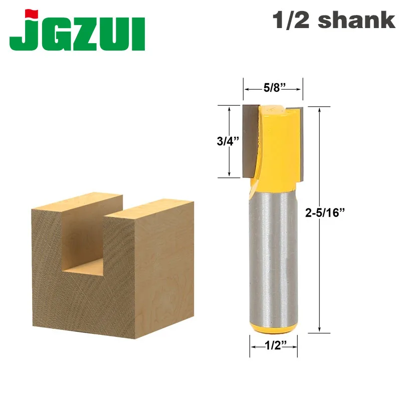 1 шт. прямой/Дадо фрезы-5/8 "Ш х 3/4" H-1/2 "хвостовик деревообрабатывающей резак для резки древесины инструмент-