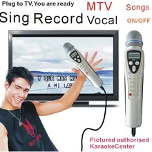 Малайский MTV караоке плеер с микрофоном волшебный Караоке микрофонная система, портативная Поющая машина. Один шаг добавить больше песни