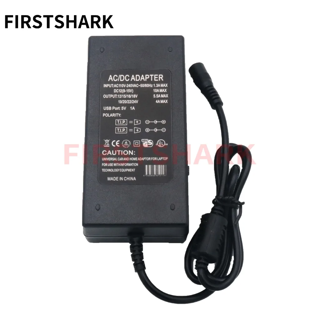 Горячая DC 12 V/15 V/16 V/18 V/19 V/20 V/24 V 4-5A 96W Ноутбук AC универсальный адаптер питания зарядное устройство ASUS DELL Зарядка для ноутбука Toshiba