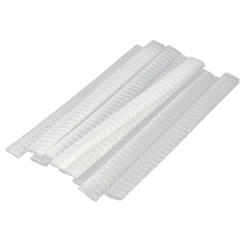 

20 PCS Cosmetic Make Up Brushes Guards Mesh Protectors Cover Sheath Net White