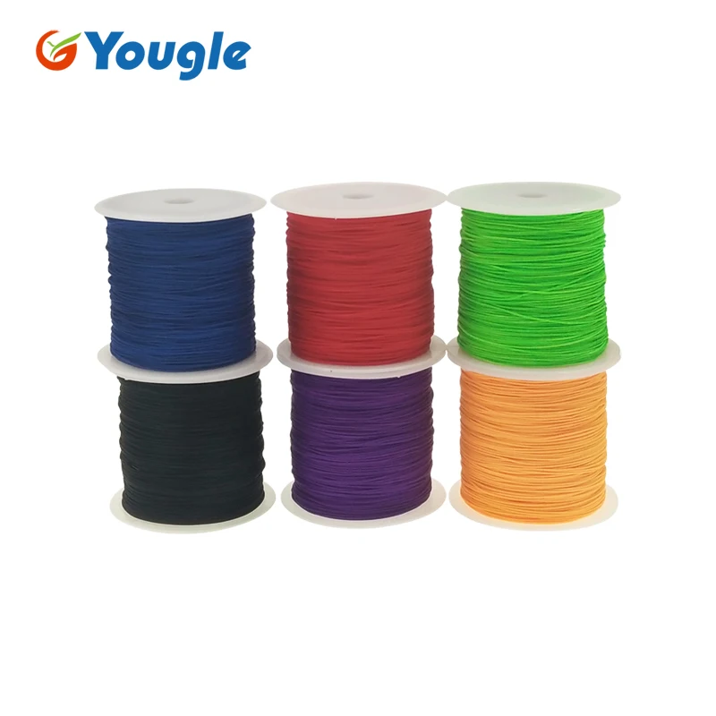 YOUGLE 0.75 مللي متر النايلون Paracord 1 ستراند المظلة خيط صنارة الصيد خيمة الرياح متعددة الوظائف الثابتة حبل الغسيل حبل 100 M 328FT 95LB