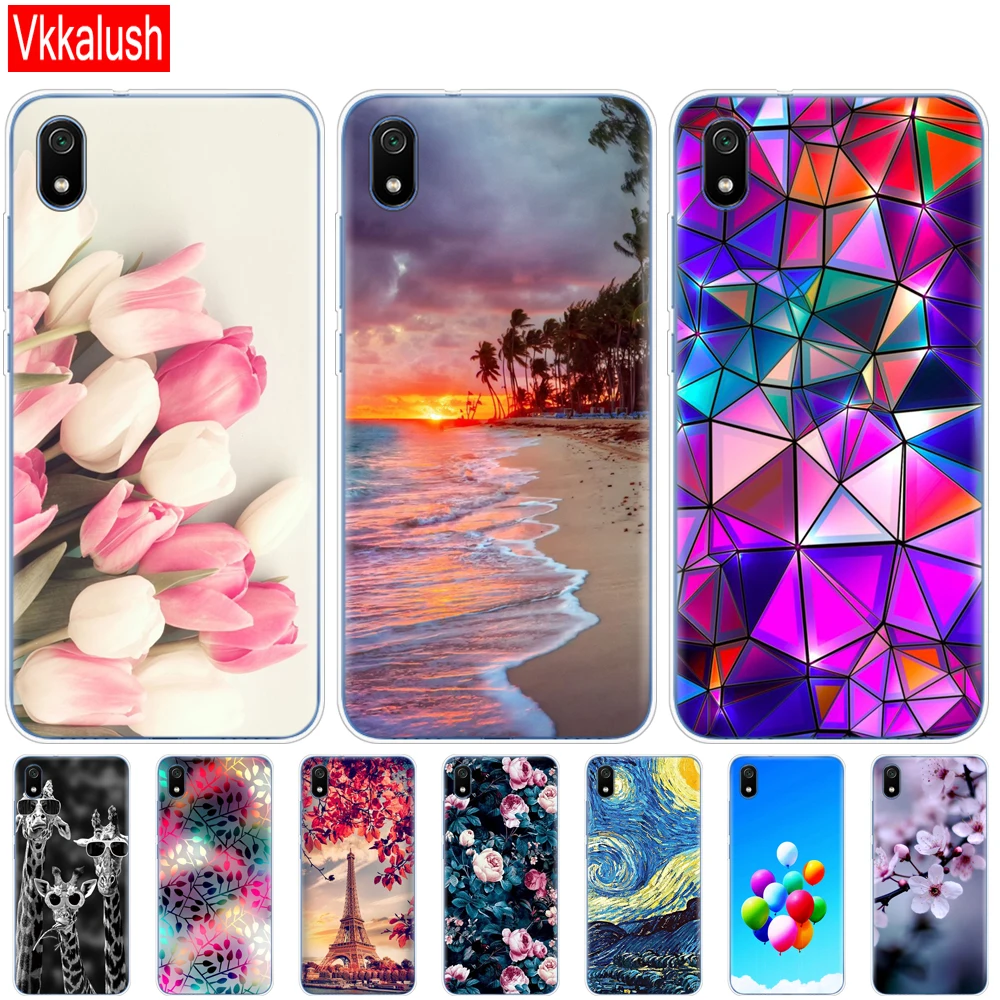 

Silicon Shell Bag Case For Xiaomi Redmi 7a Cases Full Protection Soft Tpu Back Cover On Redmi 7A Bumper Phone Coque