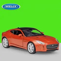 1:36 Welly JAGUAR F-type Coupe игрушки из сплава литой модельный автомобиль