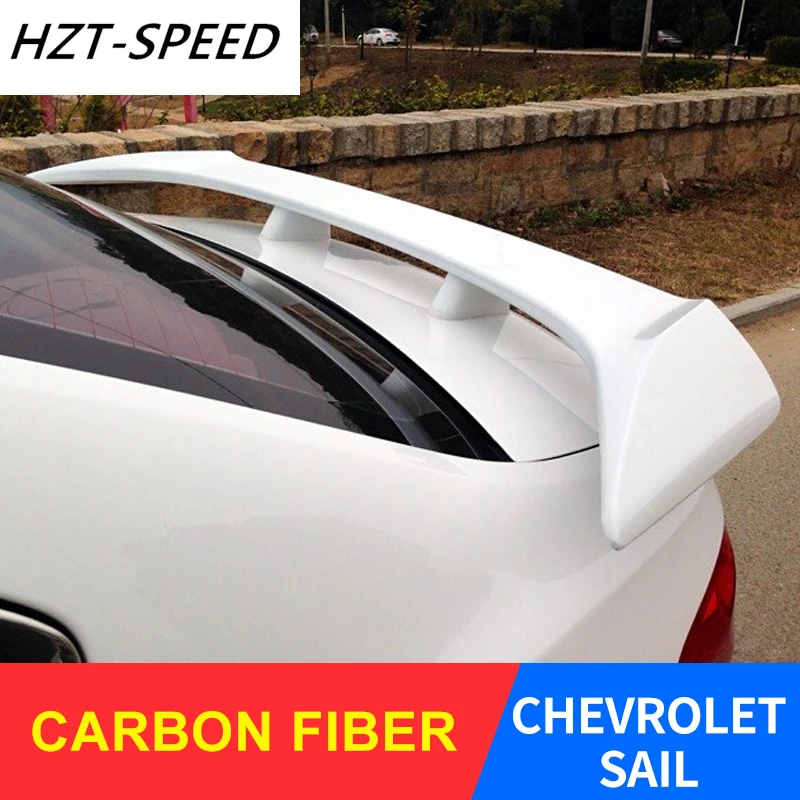 

2005 - 2015 For CHEVROLET SAIL With lights GT Spoiler ABS Sports Sedan Car Universal Rear Spoiler for CHEVROLET