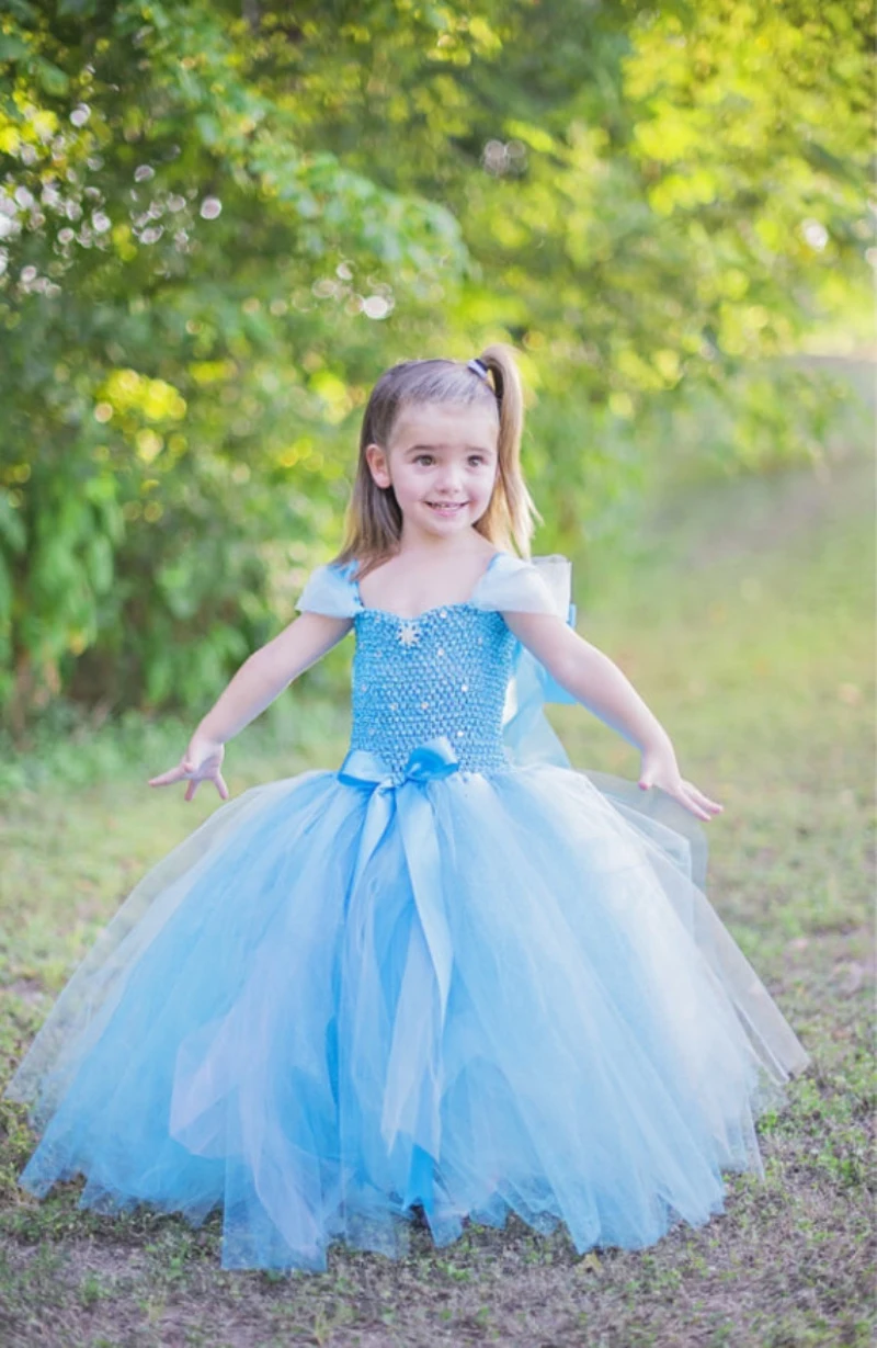 Frozen's Elsa Custom Made Snow Queen Tutu Dress2