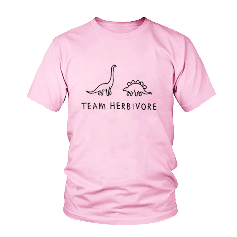 Белая футболка, футболки, черная футболка, команда травоядных динозавров, забавная Футболка с принтом, унисекс, веганская футболка, милые топы, Забавные футболки для женщин и мужчин