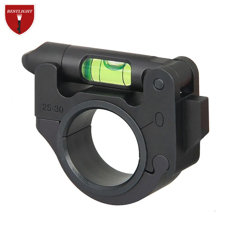 Tactical Scope Level Optics Foldable Bubble Level Ring For 1" 30mm Tube