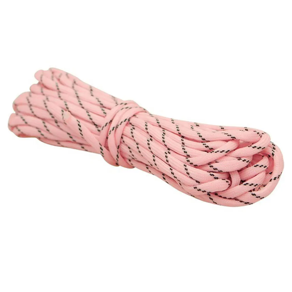 Paracord مضيئة مظلة حبل التخييم المعدات أدوات إنقاذ في الهواء الطلق 3 M/6 M Multifuncational