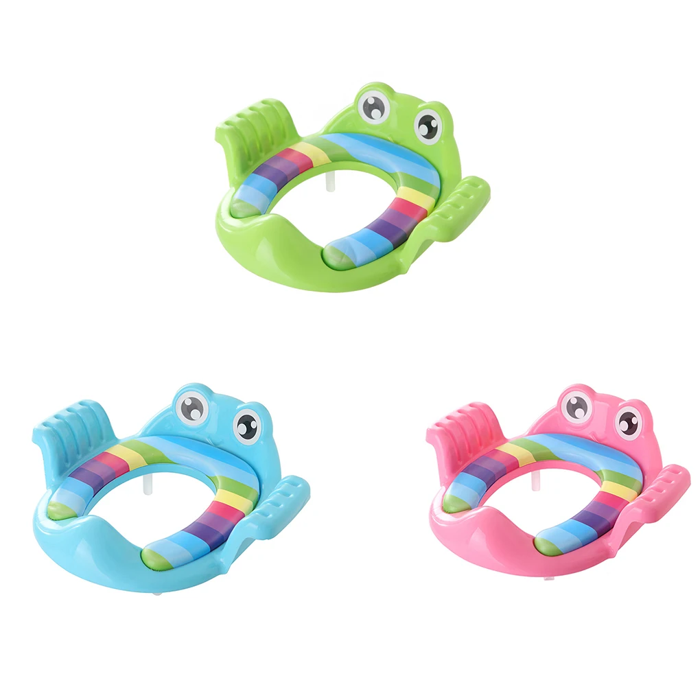 

3 Colors Baby Travel Potty Seat 2 in1 Portable Toilet Seat Kids Comfortable Assistant Multifunctional Environmentally Stool