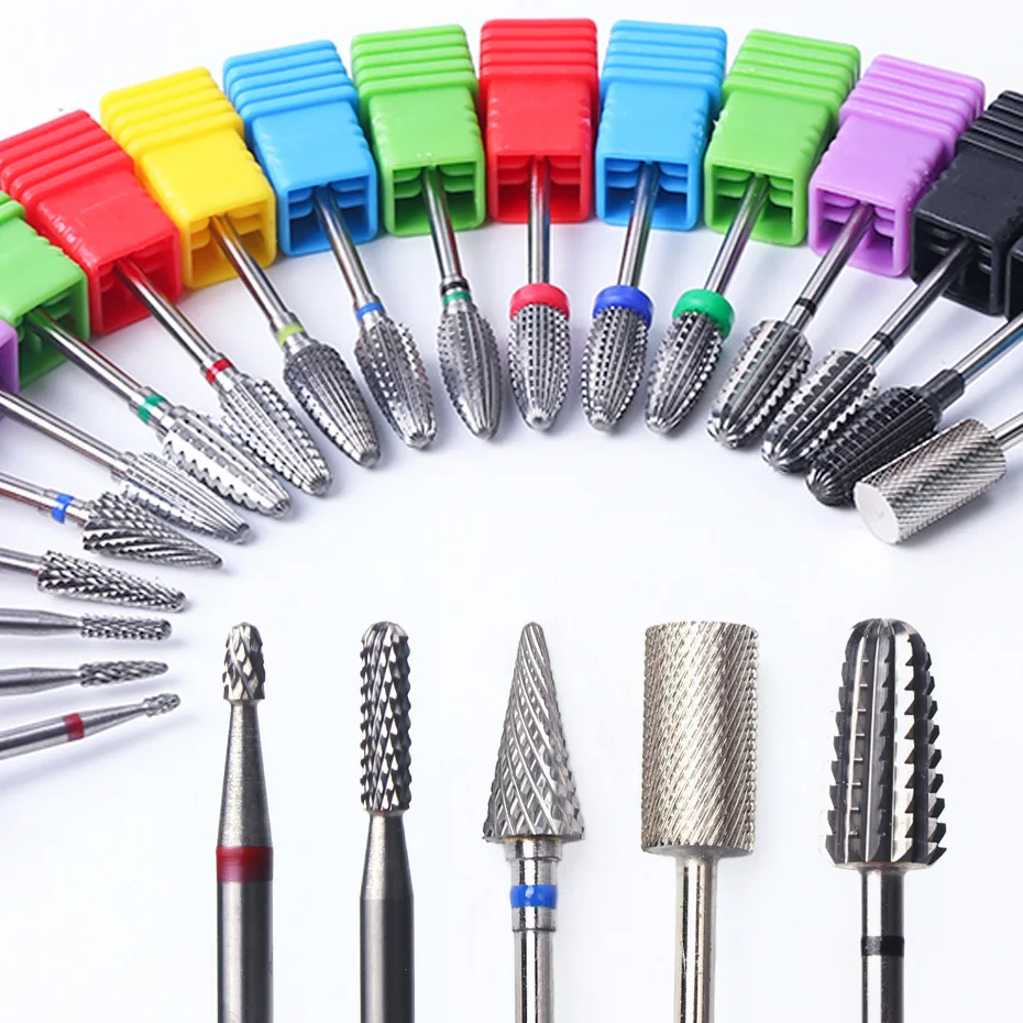 

1pc Nail Drill Bit Carbide Tungsten Electric Milling Cutter Burrs Cuticle Remove Manicure Pedicure Machine Accessory Tool LY1014