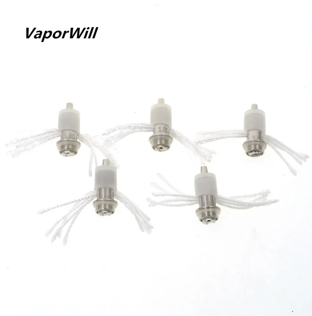 

5x Replacement 2.8 Ohm Core Heating Coil Head Long Wick for CE4 CE4+ CE6 CE7+ VIVI NOVA Atomizer Clearomizer