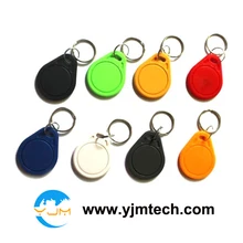 100 шт./лот ABS03-EM4305 125 кГц перезаписываемые rfid-заготовки Близость ID брелков с EM4305 чип записываемый keytags