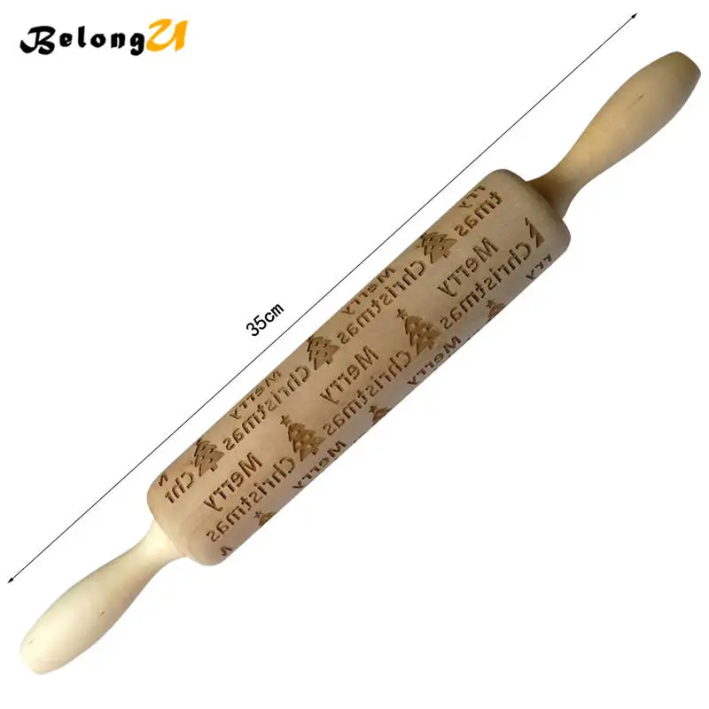 wood rolling pin MUW-251-01
