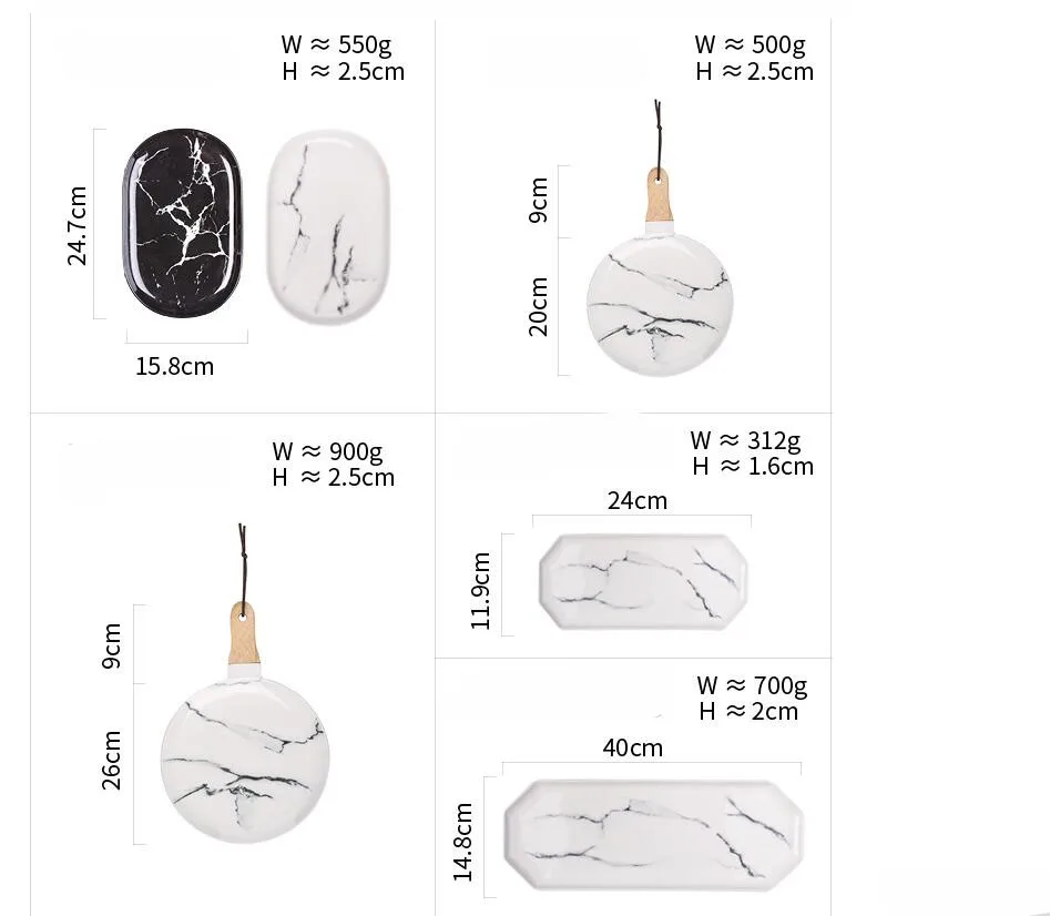 ANTOWALL мраморная керамическая посуда, тарелка для пирога, стейка, Западная еда, закусочный хлеб, десертный поднос, миска для риса, миска для лапши