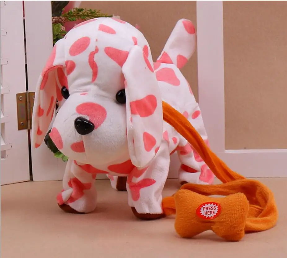 

New electric toy spotted dog plush toy simulates pet puppy birthday gift