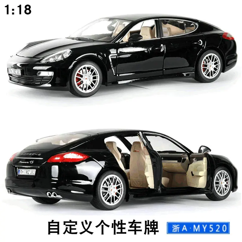 1:18 имитация рулевого колеса порsche Panamera передняя модель автомобиля из сплава