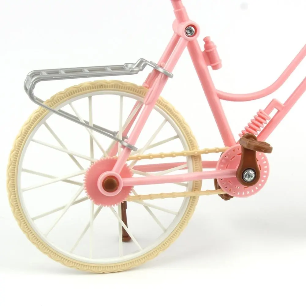 LeadingStar-High-Quality-Beautiful-Bicycle-Fashion-Detachable-Pink-Bike-with-Brown-Plastic-Helmet-for-Dolls-Accessories (2)