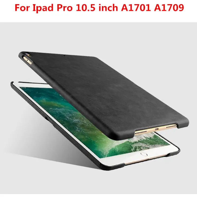 

Back Protector PU Leather+Hard Plasic PC Shell Cover Tablet Case For Apple New iPad pro 10.5 inch A1701 A1709 Hard Back Case