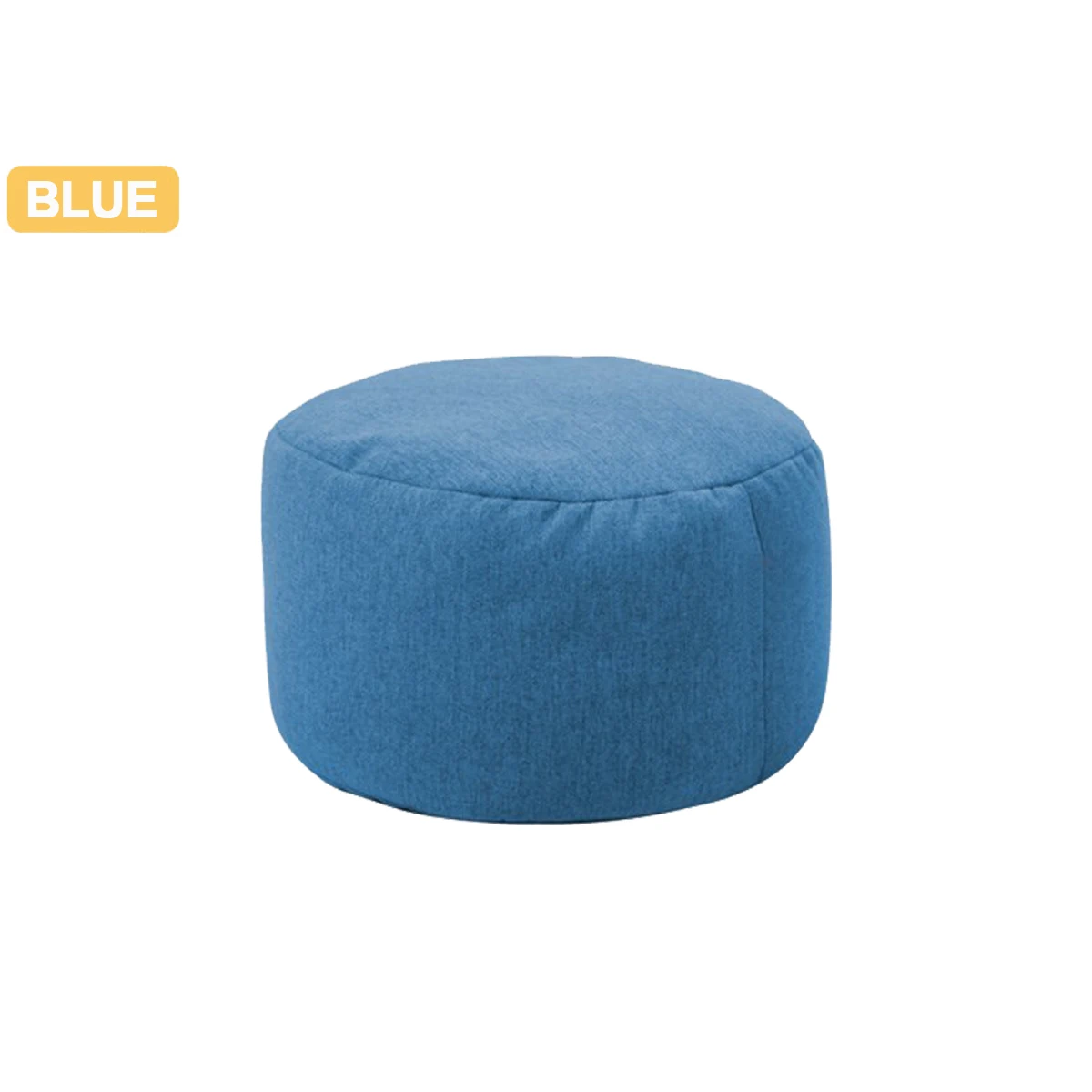 Одноцветный чехол для стула, Beanbag, диваны без наполнителя, маленькое круглое уютное кресло-мешок, чехол для дивана, водонепроницаемая