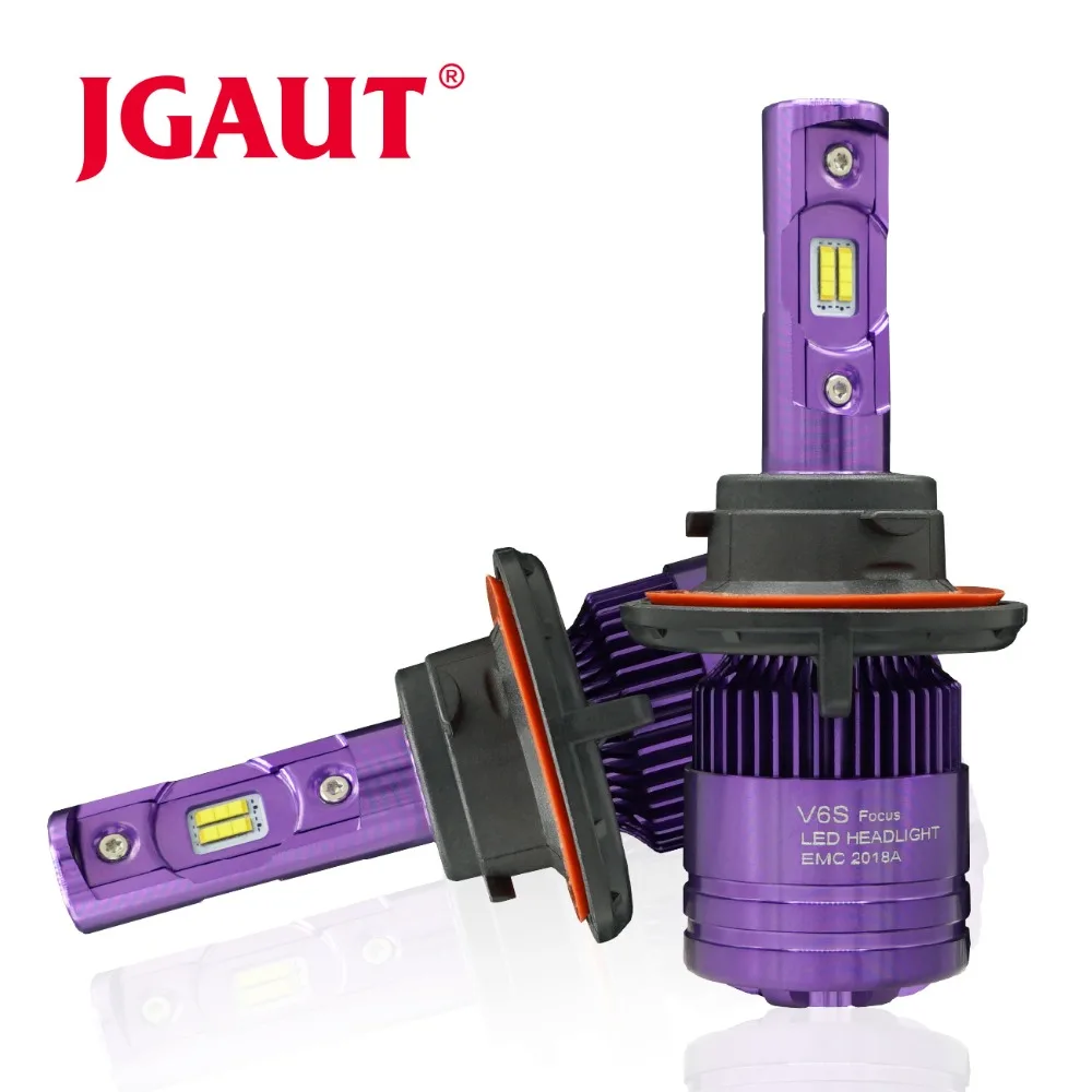 

2018 JGAUT V6S LED Car Headlight CSP H13 Turbo 8000lm Auto Bulb Automobile Headlamp KIT Front Bulb Main Light