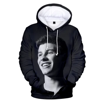

Super Star Shawn Mendes 3D Hoodies Sweatshirts Boy/Girl Fashion Long Sleeve Hoodies Shawn Mendes Portrait printing Hoodies