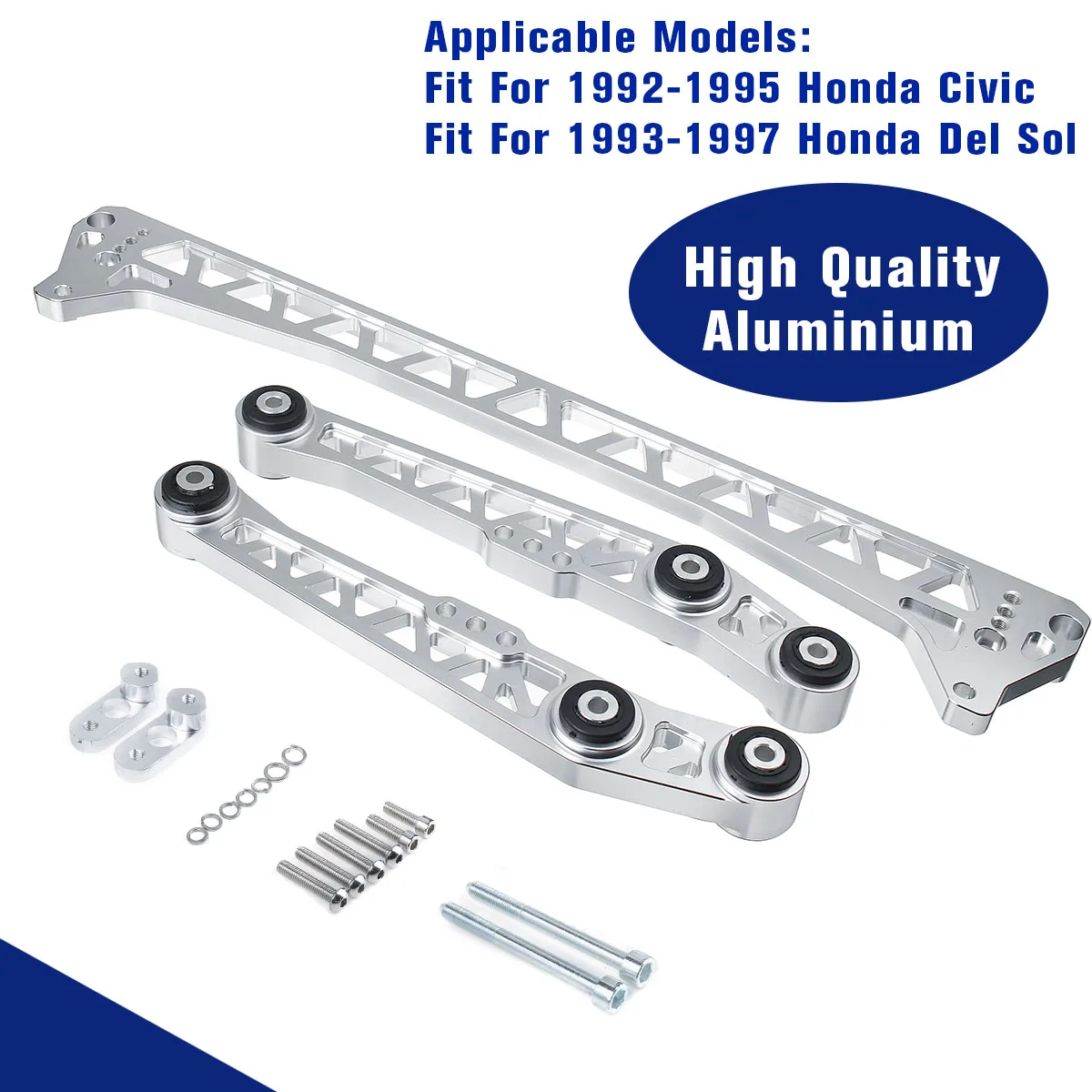

NEW Lower Control Arm Kit Billet Lower Control Arm LCA Subframe Brace For Honda for Civic 1992-1995 For Honda Del Sol 1993-1997