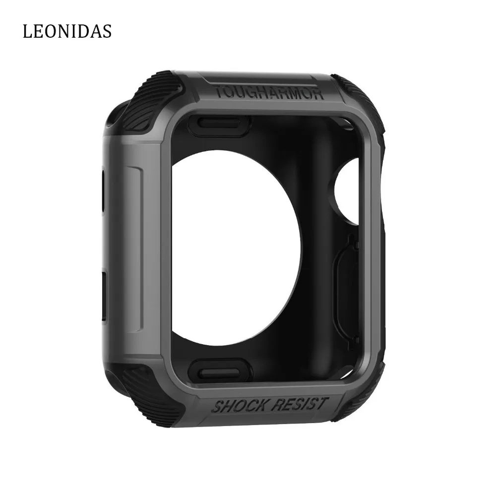 

PC Frame Case cover with Sports Band For Apple Watch band 42mm 38mm iwatch protective screen protective protector plating shell