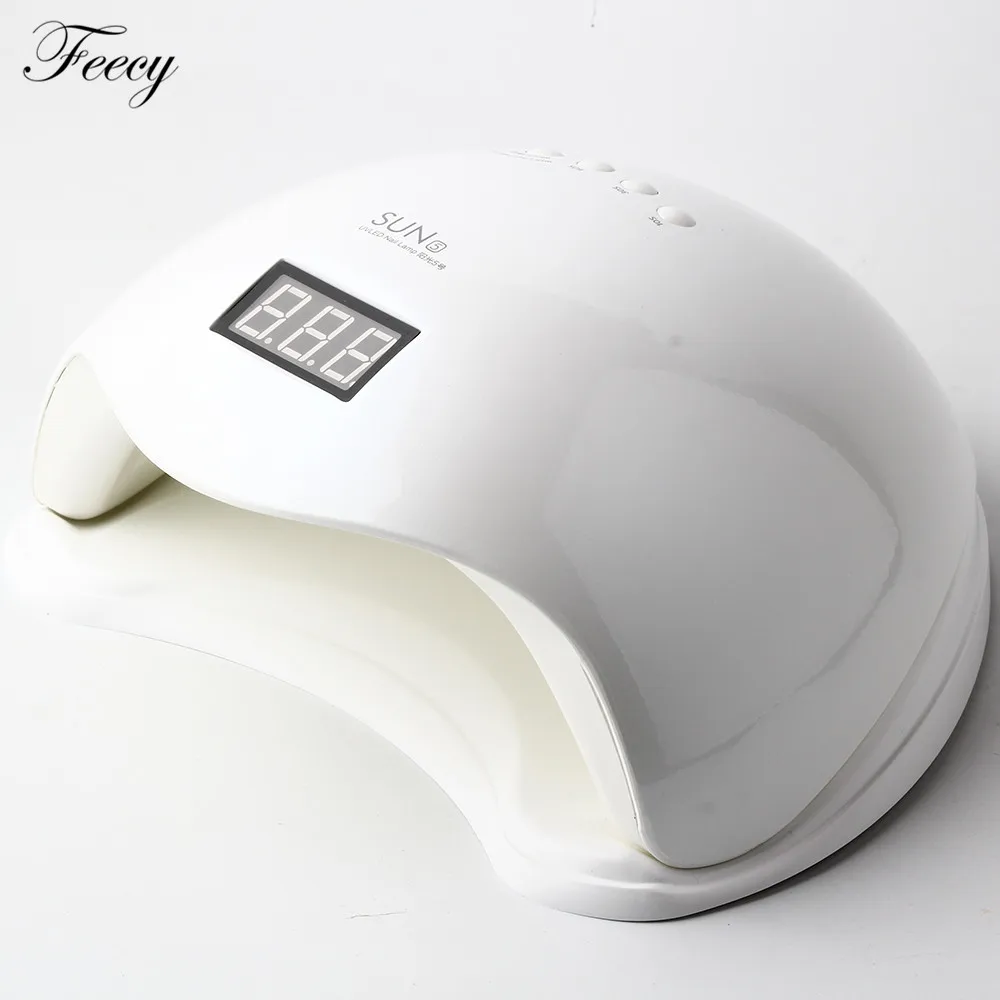 

Lamp For Nails UV Lamp Nail Dryer LED Lamp For Gel Varnish Gel Polish Manicure Drying Nails 48W Dual SUN LED UV Nail Lamp Feecy