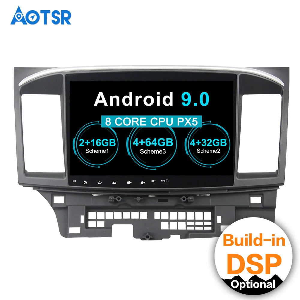 

10.1" 2 din Android 9.0 Car Player NO DVD GPS Radio for MITSUBISHI LANCER 2008-2016 navigation multimedia stereo Headunit DSP