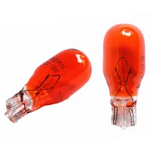 2 шт. Стекло T15 W16W лучшее представление высокого Мощность низкое потребление галогенная лампа Интерьер светильник автомобильных белый/желтый миниатюрная прозрачная лампочка 12В