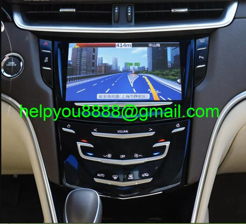 OEM завод сенсорный экран используется для система Cadillac cue CTS SRX XTS автомобильный DVD gps навигация ЖК-панель сенсорный дисплей дигитайзер 5 шт./лот