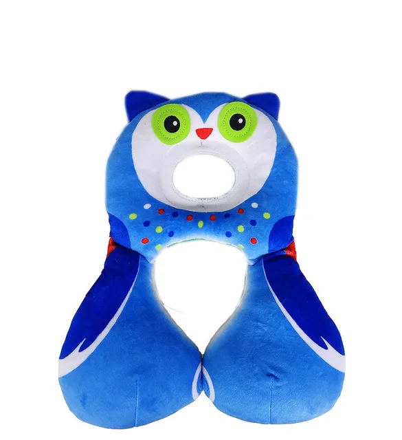 ZH 1PC Baby Child Safety Neck Pillow Safety Travel Pillow U Type Memory