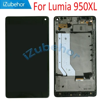 

5.7" display screen For Microsoft Lumia 950XL LCD+touch screen digitizer Assembly+frame For Nokia Lumia 950XL lcd free shipping