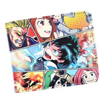New Arrival My Hero Academia Wallet With Coin Pocket Card Holder Bi-Fold Purse for Young 1