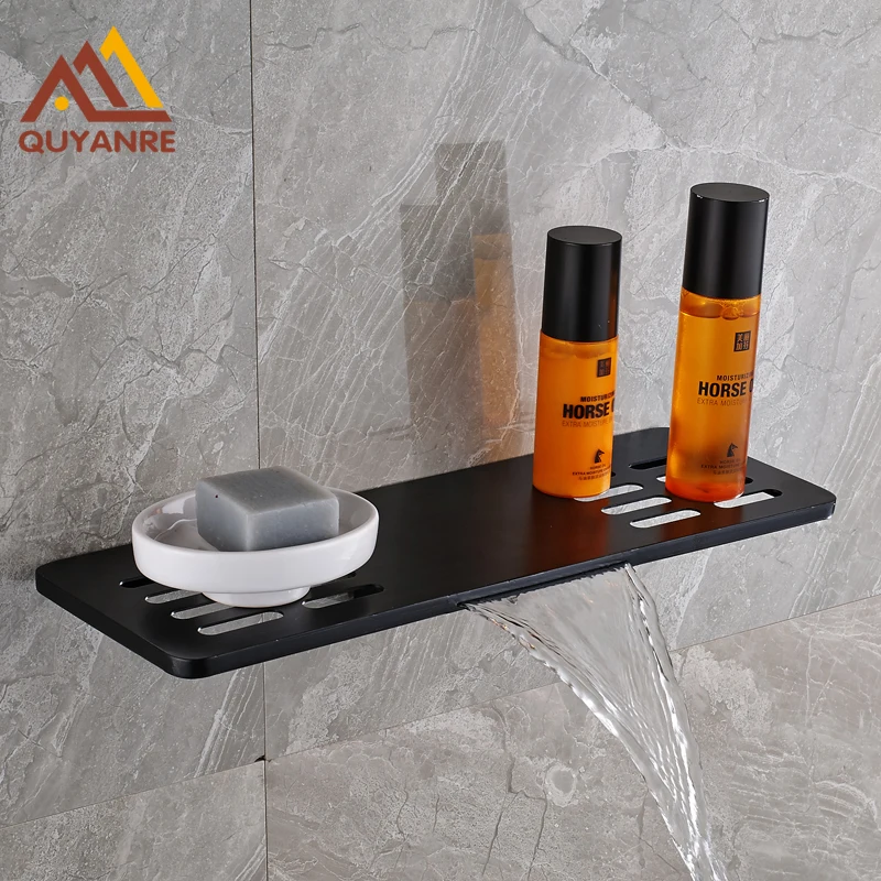 Buy Black Color Bathroom Accessories Wall Mounted