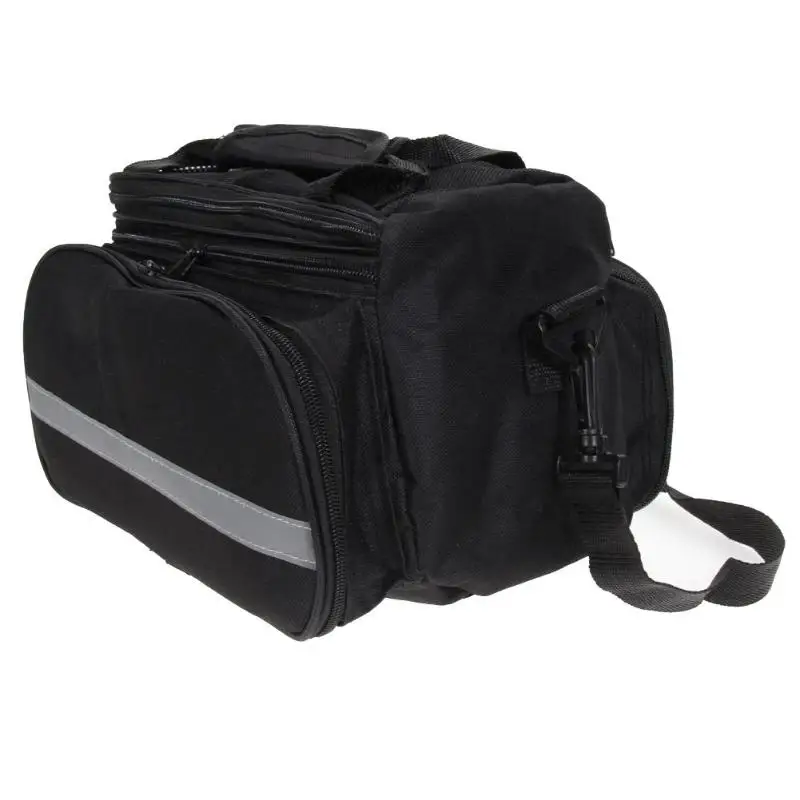 Clearance Bicycle Rear Seat Bag Large Capacity Bike Carrier Rack Seat Trunk Bag with Rain Cover Rain-proof Bicicleta accessories 3