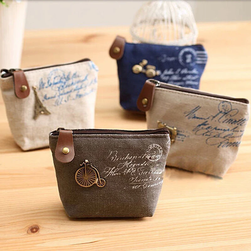 

2015 fashion New Vintage Zipper Coin Purse wallets Mini bag Bolsas Bolsos