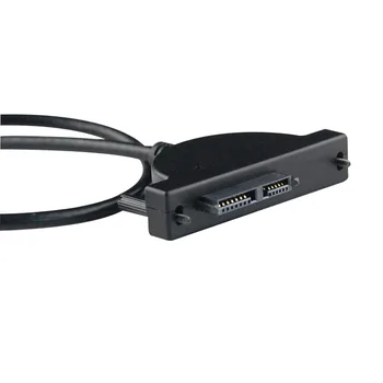 

New USB 2.0 To 7+ 6 PIN SATA CD-ROM Optical Drive Adapter Cable for Laptop Computer DOM668