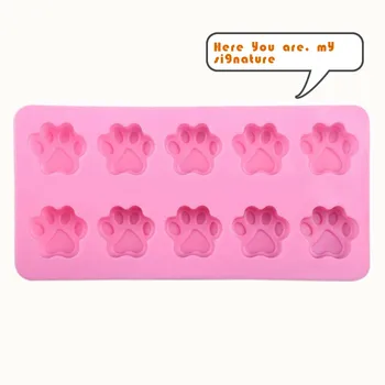

Crystal Epoxy Molds Pink Cat Claw Silicone Mould Manual DIY Pendant Necklace Bracelet Jewelry Making Tools UV Glue Mold