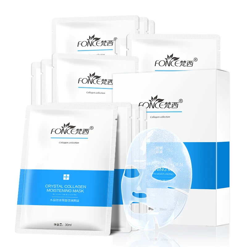Fonce Korean Collagen Mask for the face Moisturizing whitening Anti-aging Skin Care Korean Cosmenics mask