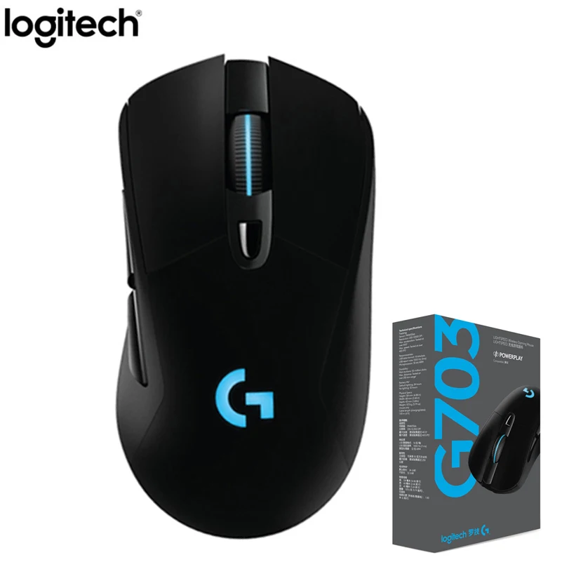 Оригинальная модель logitech G703 2 4 ГГц с RGB была протестирована официальным корпусом