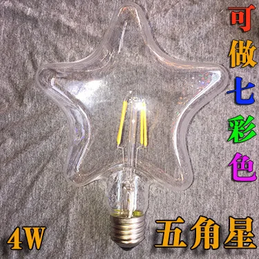 

Edison LED retro tungsten filament bulbs E27l spiral mouth bar decoration art of diamond droplight personality