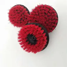 3 шт красный электрическая щетка щетки электрические насадка в виде щетки Мощность жесткий очищающий комплект чистым для Ванная комната поверхностей дропшиппинг