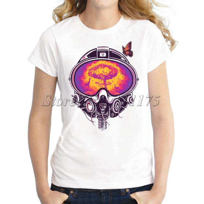 Женская футболка с коротким рукавом креативный дизайн Boom новинка 2019|womens short sleeve