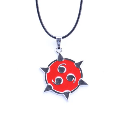 24 Style Anime Naruto Leather Chain Choker Pendant Necklace Cross Design Uzumaki Uchiha Itachi Series Alloy Men Jewelry Gift | Украшения и