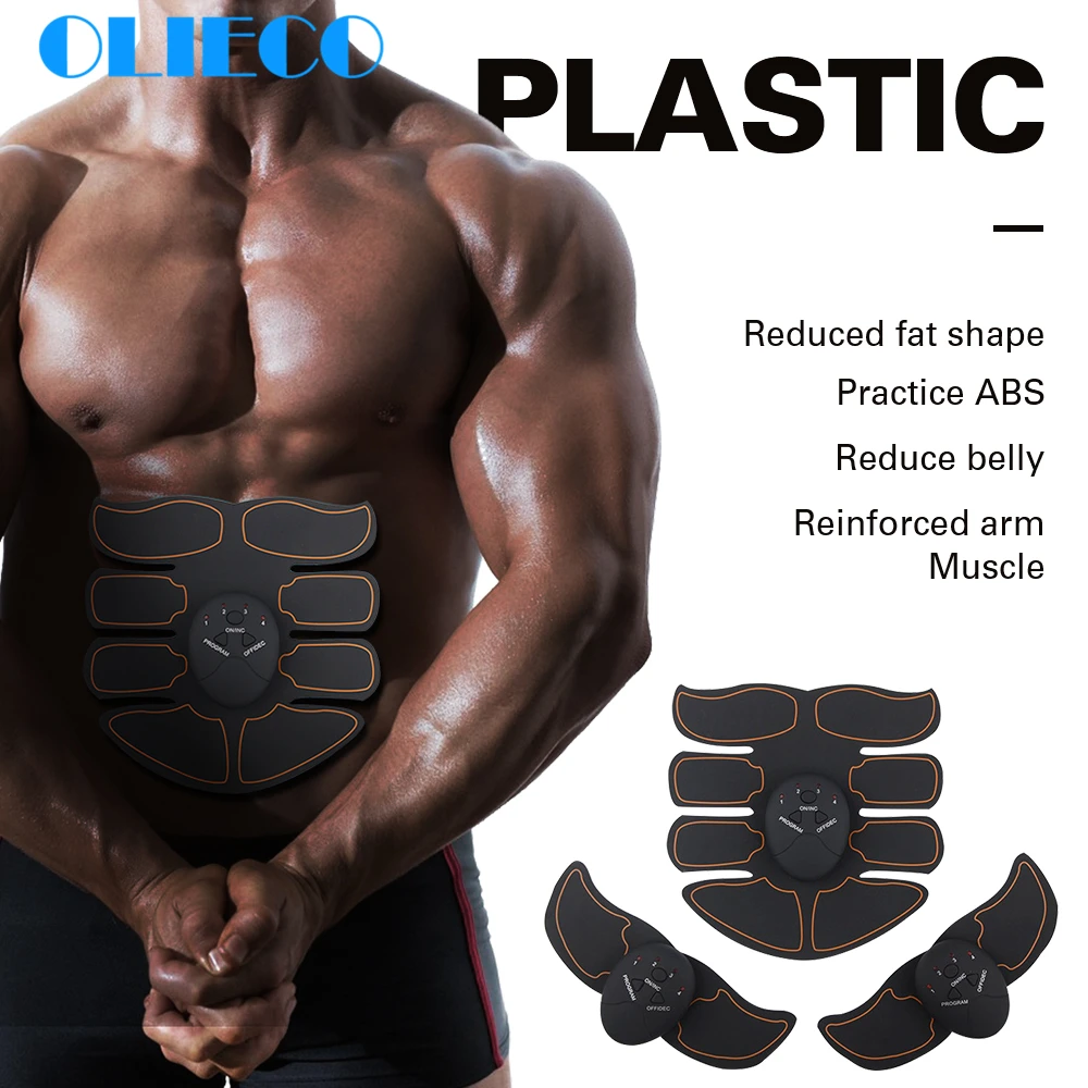 

EMS Wireless Electric Abdominal Muscle Stimulator Smart ABS Unisex Fitness Training Slimming Massager Weight Loss Body Trainer