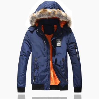 

Brand Coat Jackets Men Coat Autumn Winter Jacket Badge Design Fashion Overcoat Casual Outwear Hooded Warm Jacket Coat Men Parkas